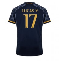 Camiseta Real Madrid Lucas Vazquez #17 Visitante Equipación 2023-24 manga corta